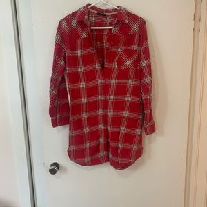George plaid top